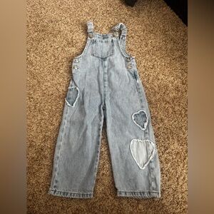 Zara Toddler Heart Overalls